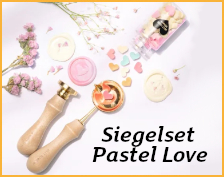 Siegelset Pastel Love, 112 tlg.
