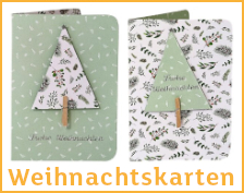  Bastelset Weihnachtskarten A6, 6 Stück